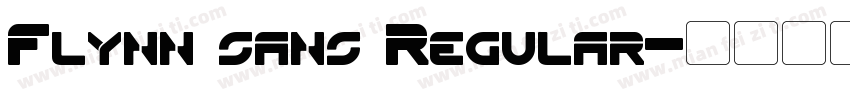 Flynn sans Regular字体转换
